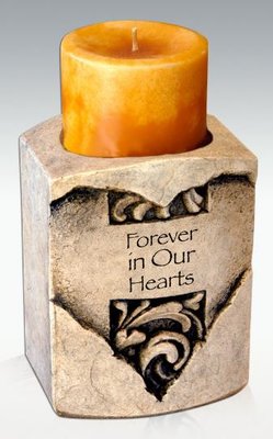 Forever in Our Hearts Candle Keepsake